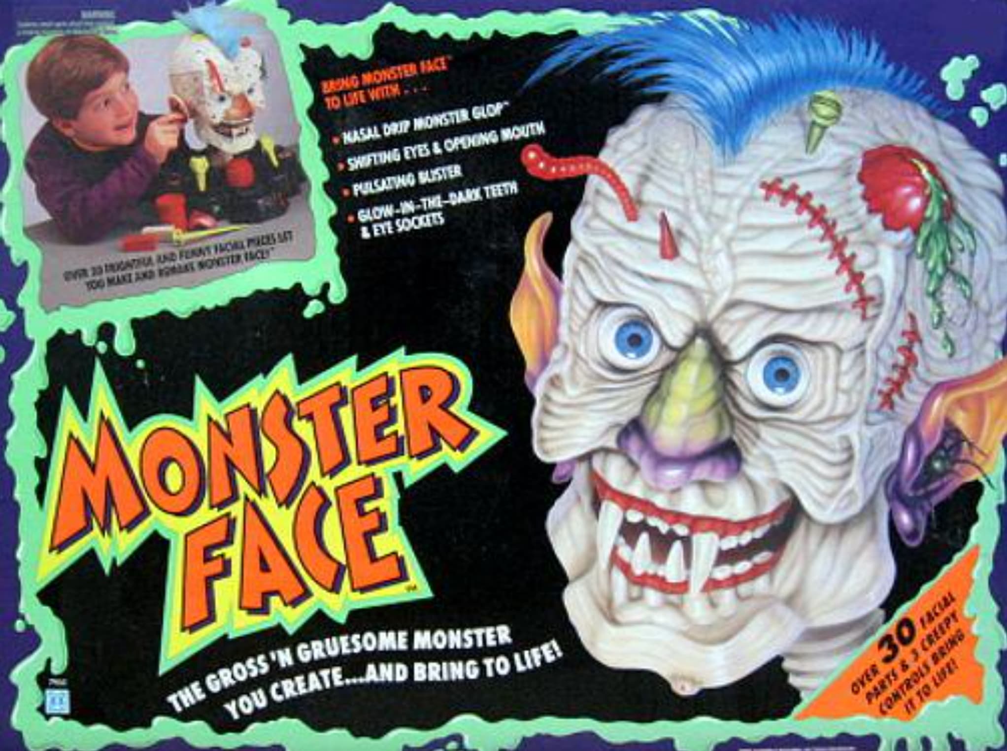 monster face hasbro - Ever 30 Rogata, And Fenny Faca Prices Lat You Make And Forms Noveter Vacly Bring Monster Face To Life With Masal Drip Monster Glop Swifting Eyes & Opening Mouth Pulsating Blister GlowInTheDark Teeth &Eye Sockets Monster Face The Gros